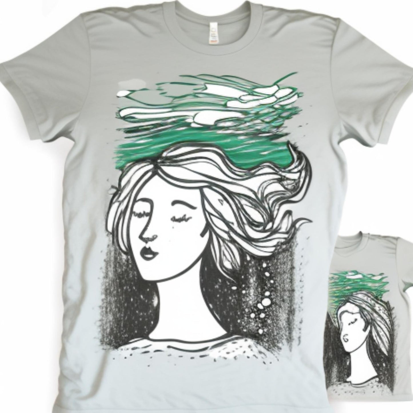 Unisex t-shirt Meditating Mermaid