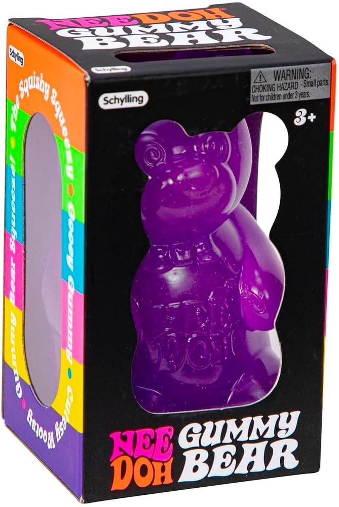 NeeDoh squishy gummy bear sensory fidget toy